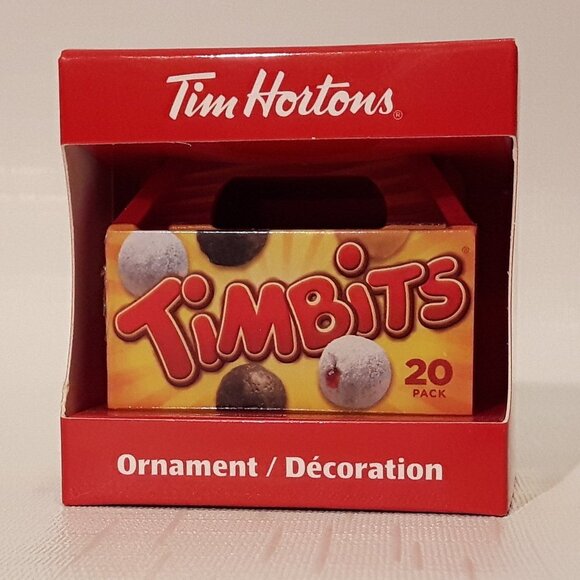 2014 Tim Hortons Ornament Timbits Box New in Box - Picture 1 of 4